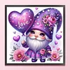 Valentine'S Day Goblin - 11CT Stamped Cross Stitch 40*40cm