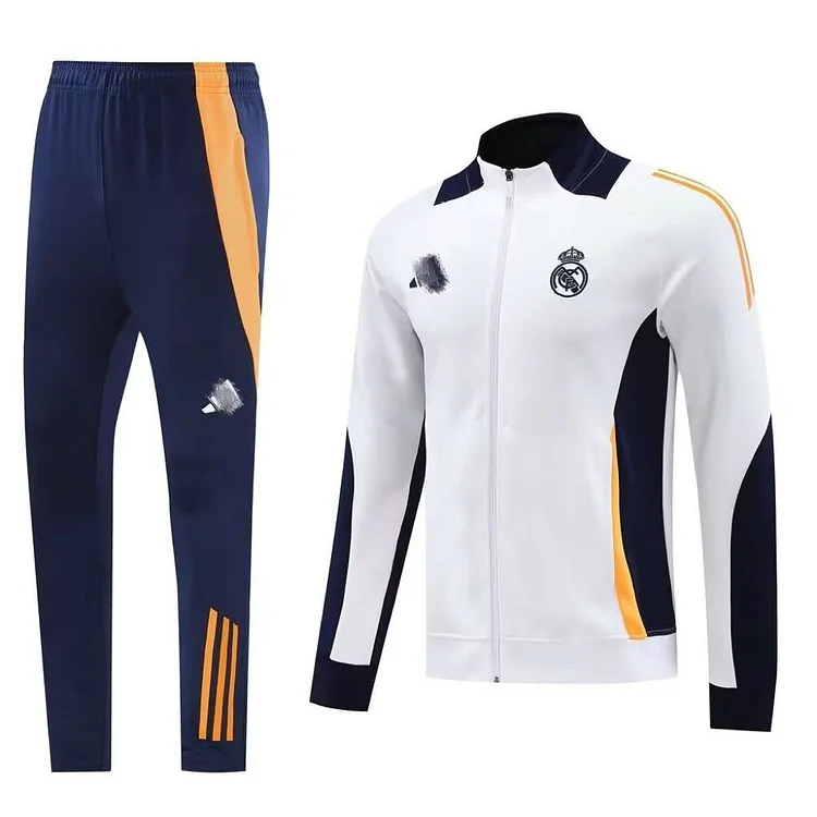 2024-25-Real Madrid long zip training suit