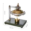 Stirling Engine Sterling Motor Model Hot Air Stirling DIY Steamer Flying Saucer Unassembled Full Metal Physics Science Experience Toy Gift