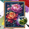 Peony - 9CT Partial Beaded Cross Stitch Kit(39x53cm)