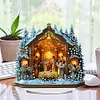Acrylic Special Shaped Christmas 5D DIY Diamond Painting Tabletop Decorations