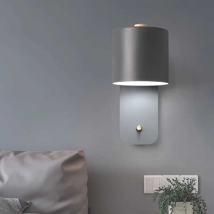 Creative Adjustable Round Nordic Plug in Wall Sconce Lighting Wall Lamp - Appledas