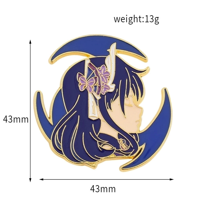 Cartoon Style Pin Cartoon Character Alloy Plating Unisex Brooches