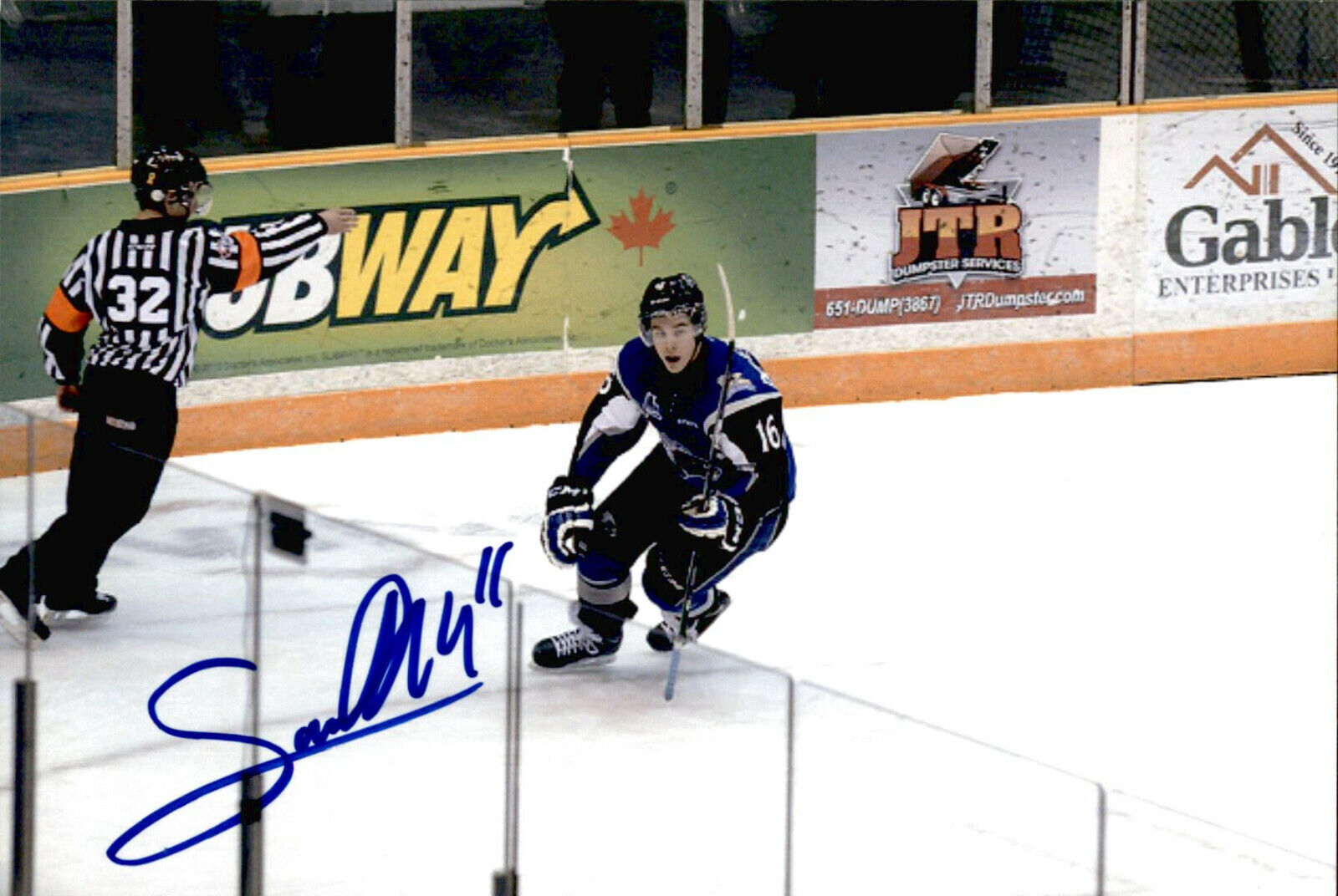 Samuel Dove-McFalls SIGNED 4x6 Photo Poster painting SAINT JOHN SEA DOGS / PHILADELPHIA FLYERS