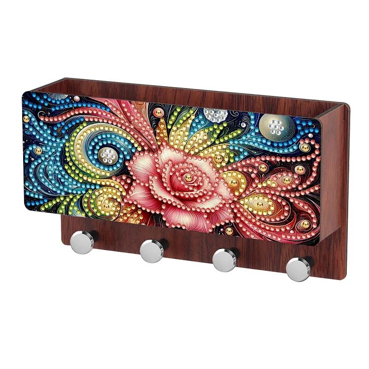 【DP Hook】Flowing Roses、Love Diamond Picture Hook for Adult Beginner Home Decor DIY Crafts Gift gbfke