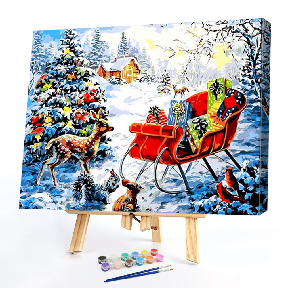 

40*30cm - Paint By Numbers - Christmas, 501 Original