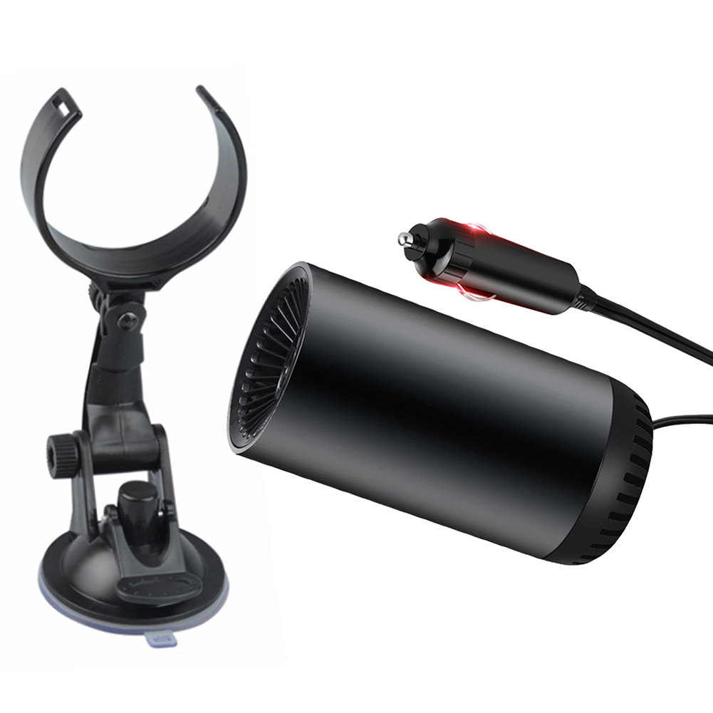 

12V Car Windshield Heater Car Heating Cooling Fan Air Purifier + Bracket, 501 Original