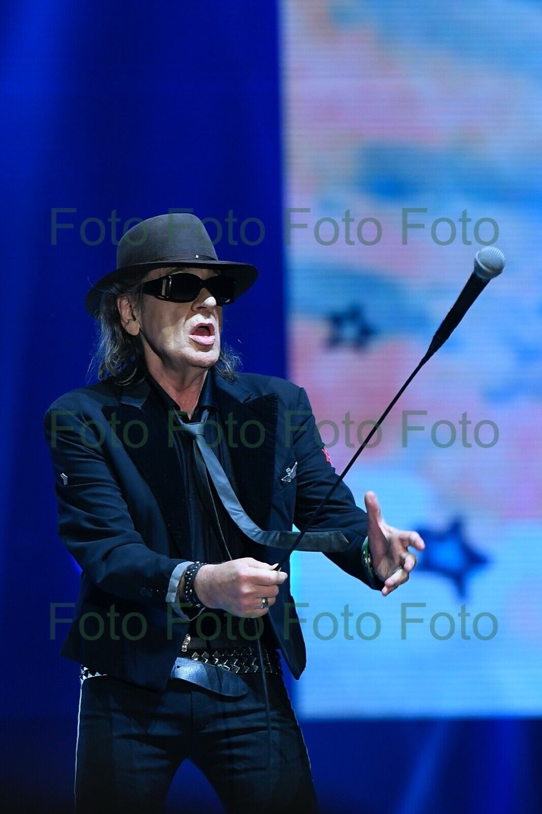 Udo Lindenberg Rock Musik Maler Foto 20 x 30 cm ohne Autogramm (Be-4