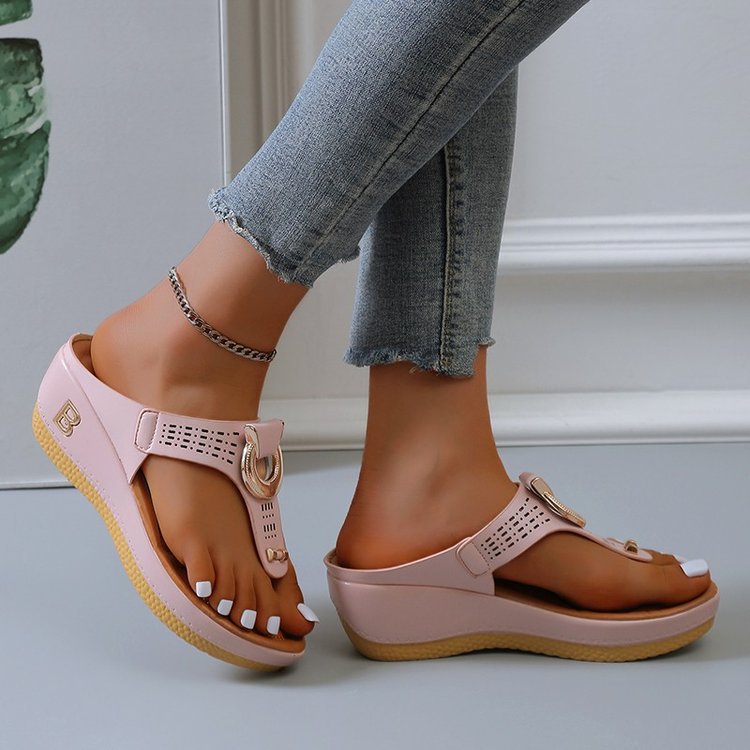 Beach Flip-Toe Wedge Sandals Women's Style Women Sandals