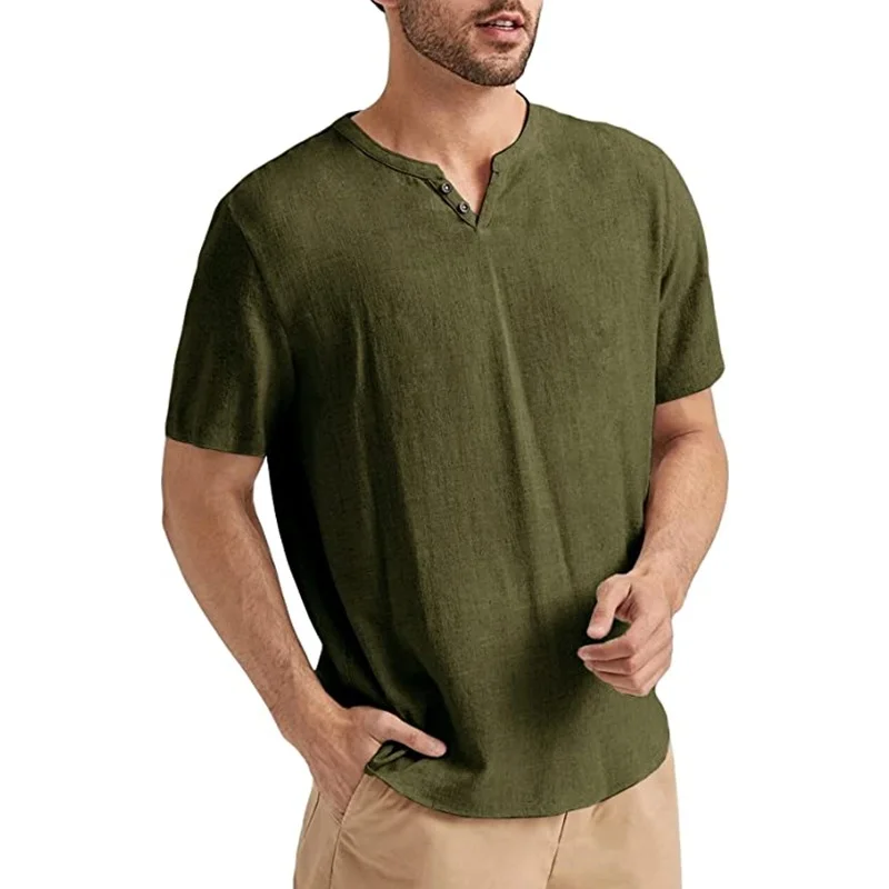 2023 Men's Linen Shirts