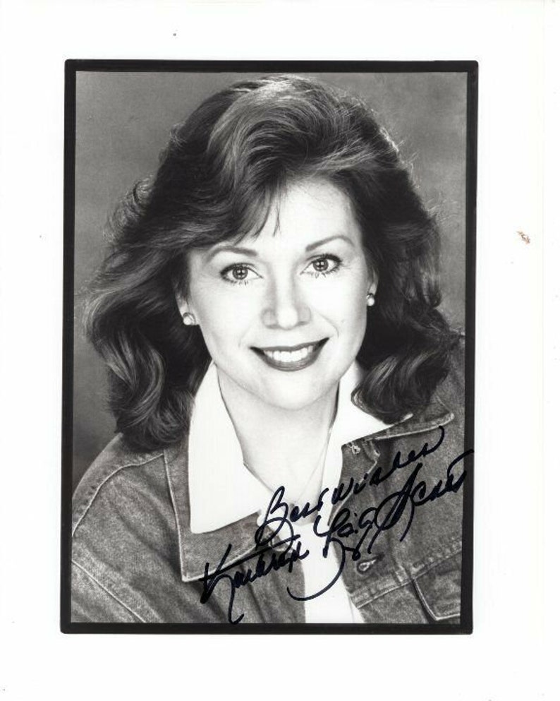 Kathryn leigh scott signed autographed Photo Poster painting