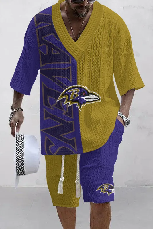 Baltimore Ravens  Limited Edition Top And Shorts Two-Piece Suits