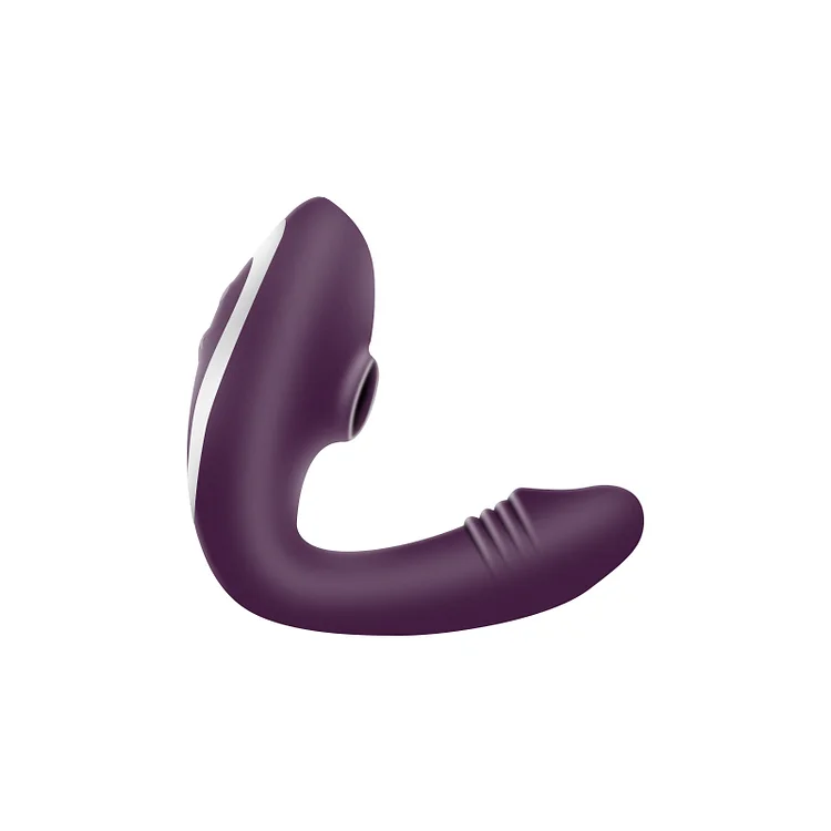 "Dual Stimulation G-Spot & Clitoral Suction Vibrator – Ultimate Double Orgasm Experience"