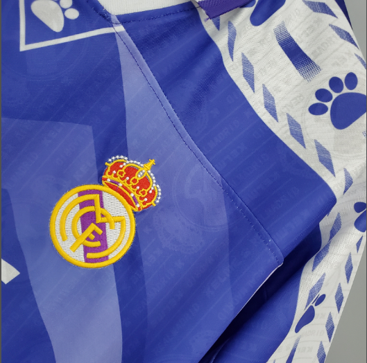 Retro Real Madrid 1996/1997 Away Football Shirt Thai Quality