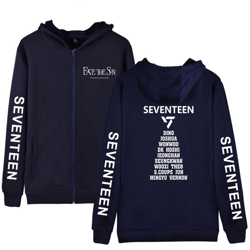 SEVENTEEN Face The Sun Zip-Up Hoodie