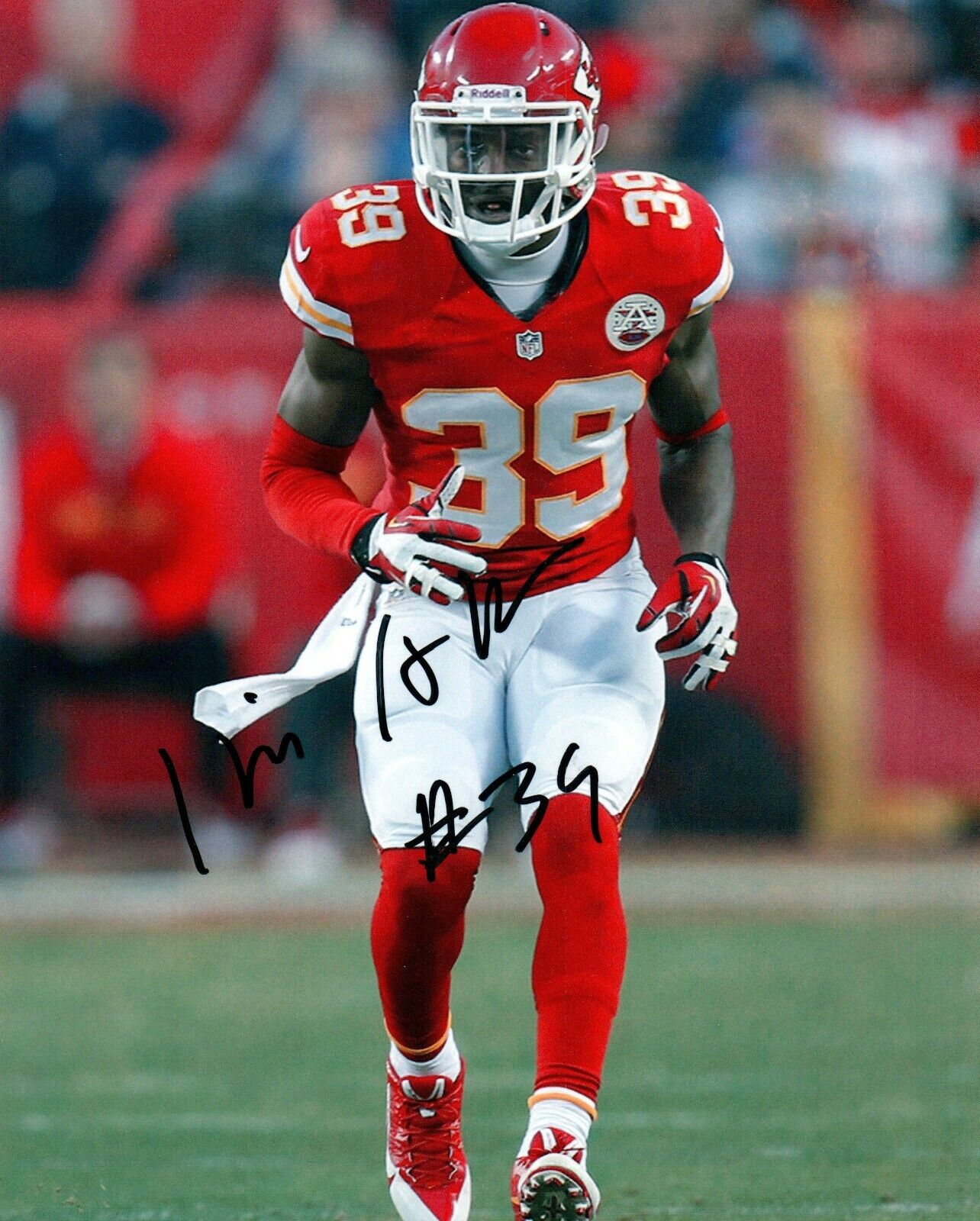 Husain Abdullah Kansas City Chiefs Signed 8x10 Autographed Photo Poster painting COA 1