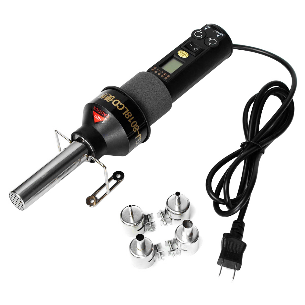 

450W Rework Station Digital Adjustable Temperature Heat Hot Air Gun Kit, Eu plug, 501 Original