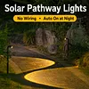 Solar Pathway Lights Decorative Path Light Solar Powered Outdoor Landscape Lighting for Driveway Lawn Patio Garden Yard