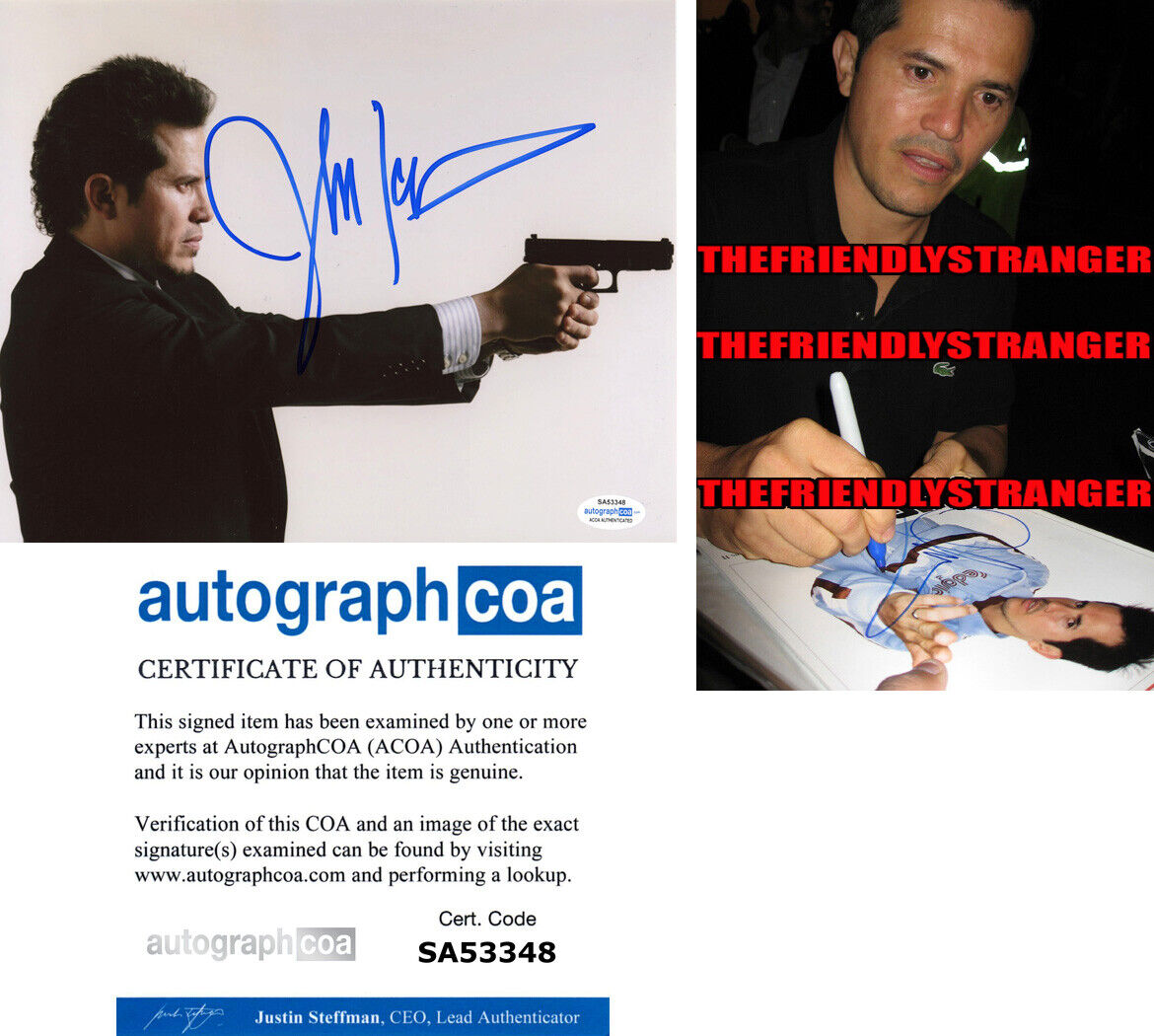 JOHN LEGUIZAMO signed Autographed 8X10 Photo Poster painting d PROOF - Carlito's Way ACOA COA