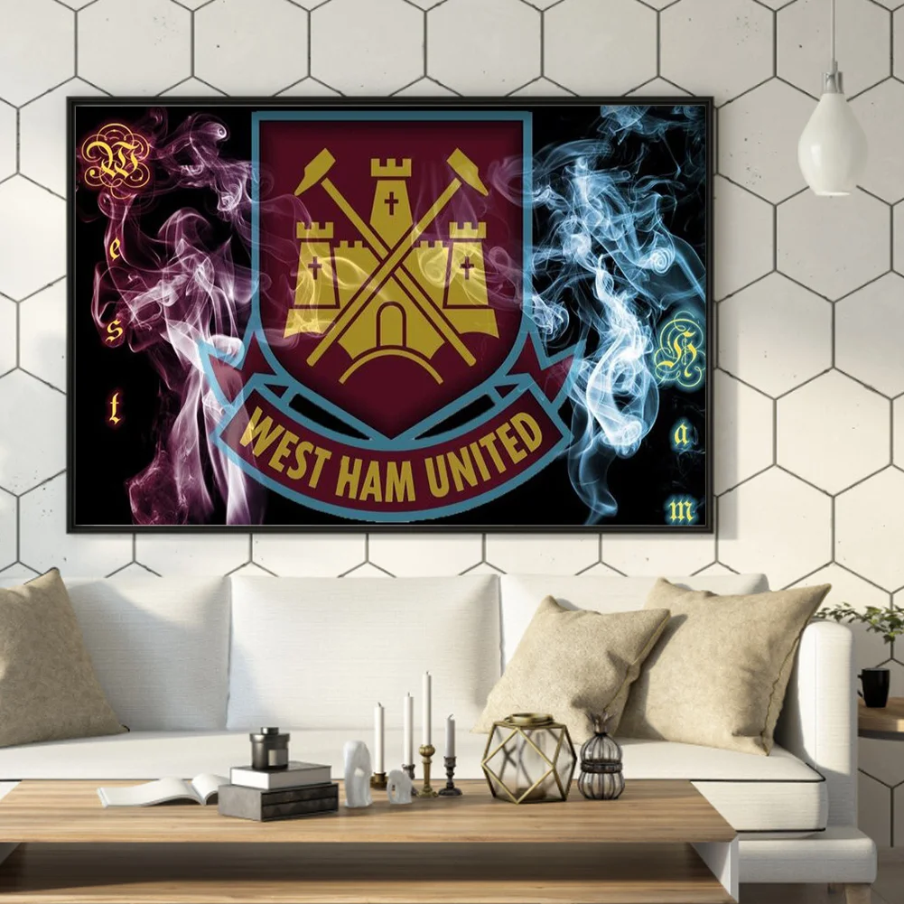 Diamond Painting - Full Round Drill - West Ham United(40*30cm)