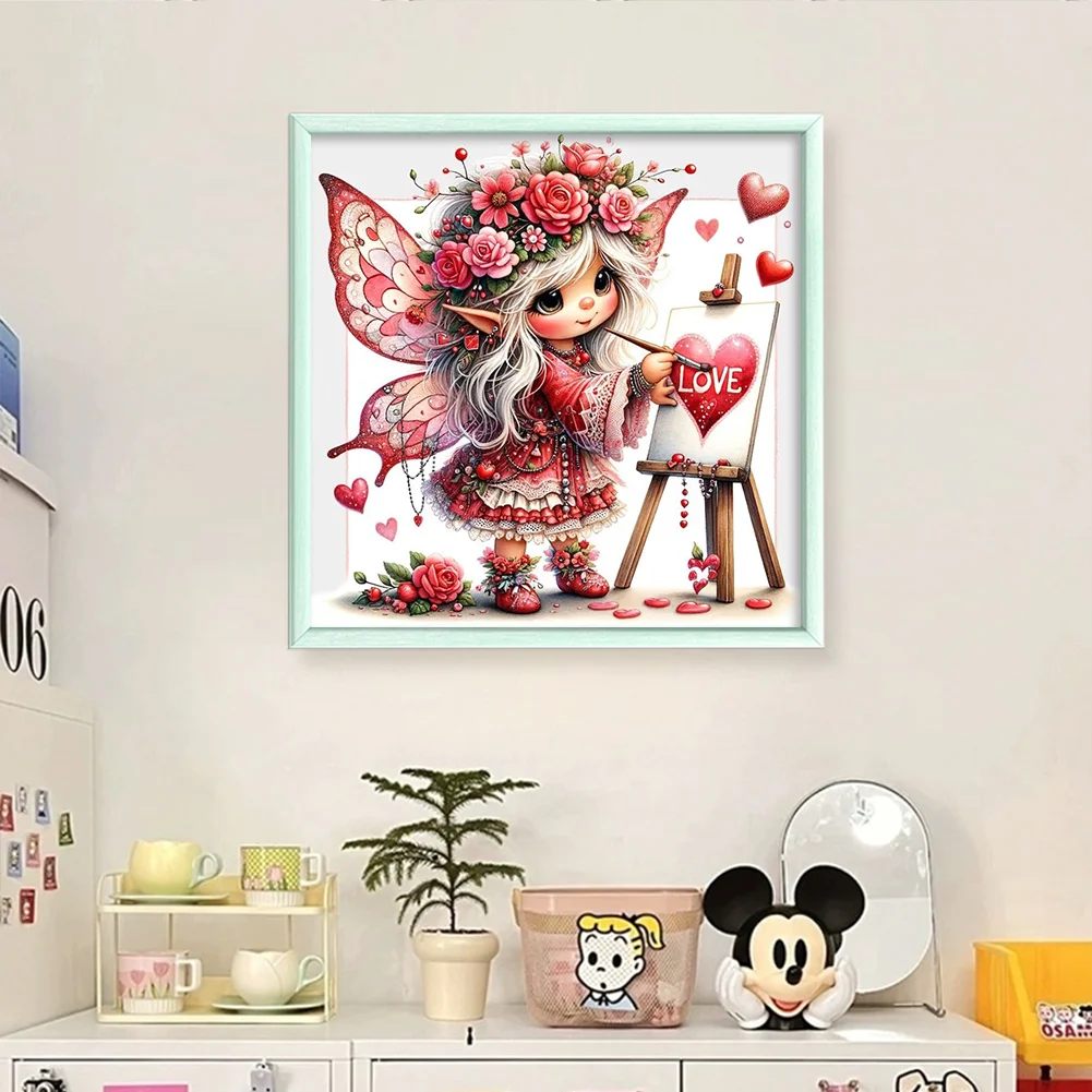 11CT Full Stamped Cross Stitch - Fairy(Canvas|45*45CM)