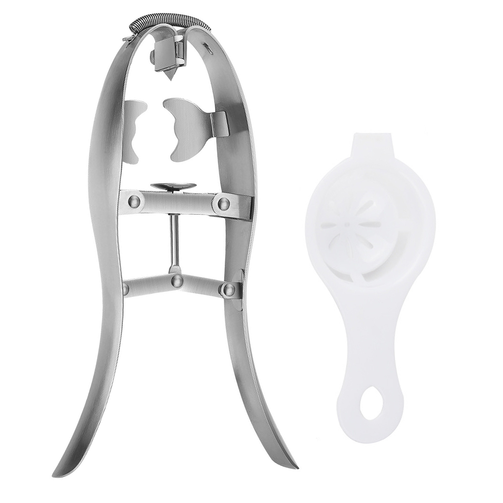 

Stainless Steel Egg Cracker Opener, Eggshell Cutter Egg Yolk White Divider, 501 Original