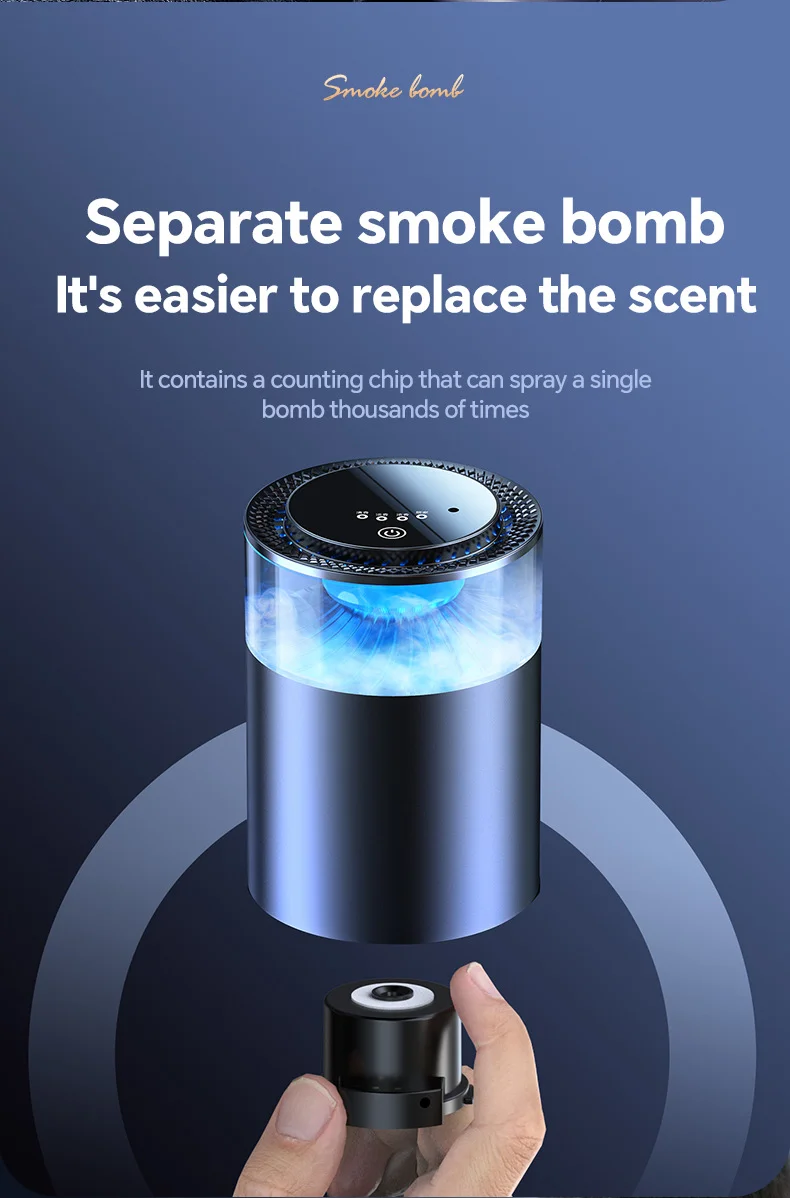 Cloud mist landscape aromatherapy car perfume lasting fragrance cloud mist car fragrance automatic start and stop spray aromatherapy