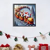Diamond Painting-DIY Full Round Drill Roller Coaster Santa(40*40CM）