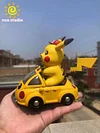 Small & Big Scale Pikachu with Pikachu Car - Pokemon Resin Statue - sun Studio