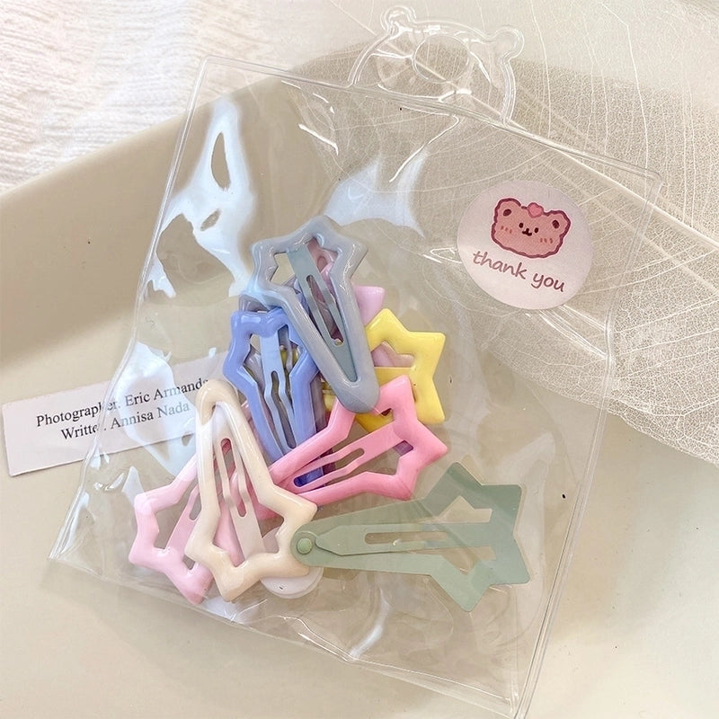 Women’s Cute Clouds Star Plastic Hair Clip