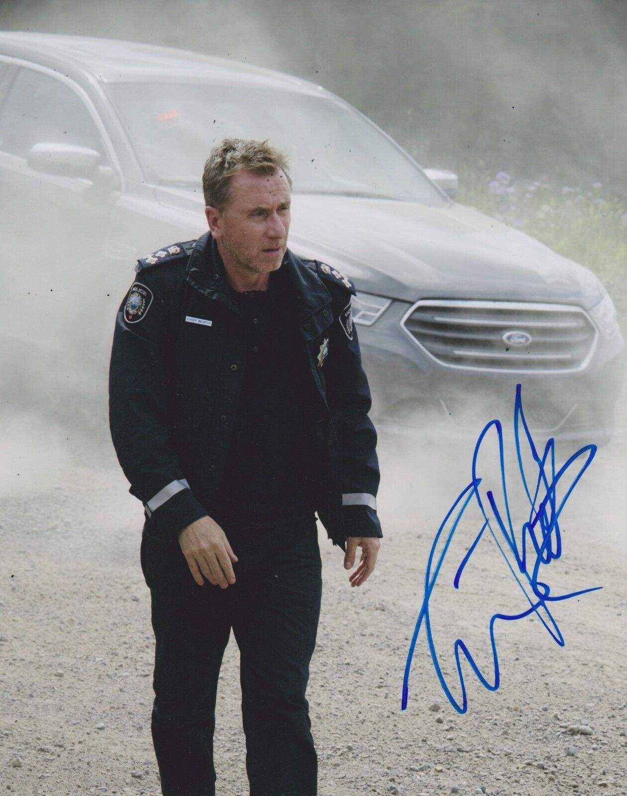 Tim Roth Signed Tin Star 10x8 Photo Poster painting AFTAL