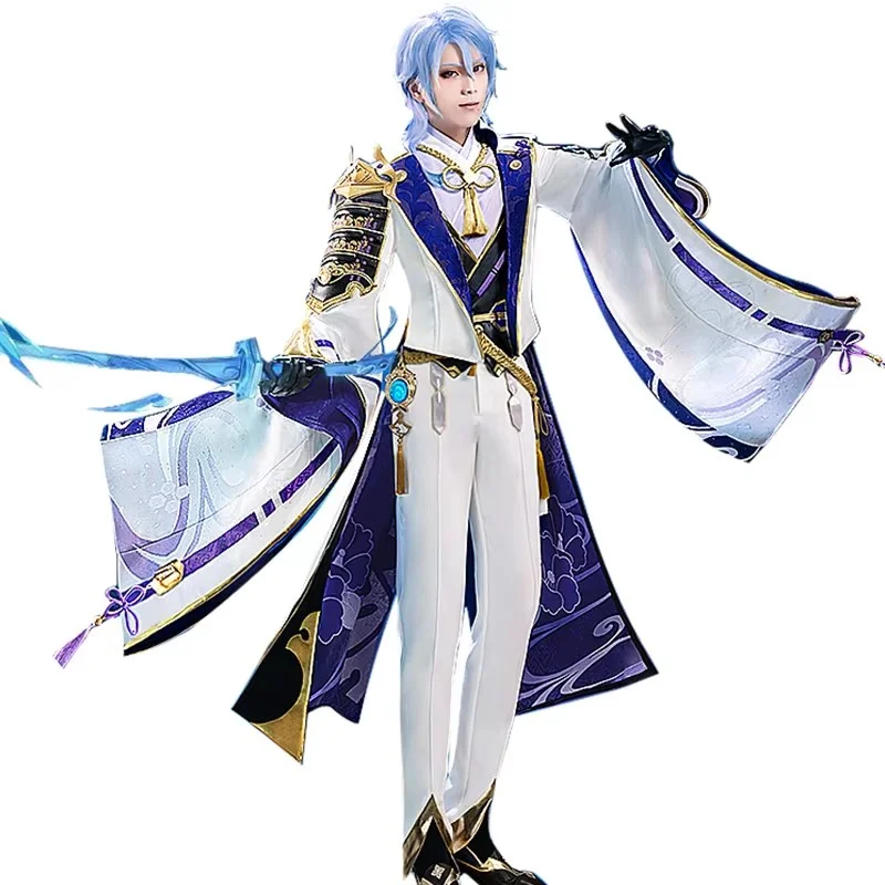 【Last Batch】DokiDoki-SR Game Genshin Impact Cosplay Kamisato Ayato cosplay Costume