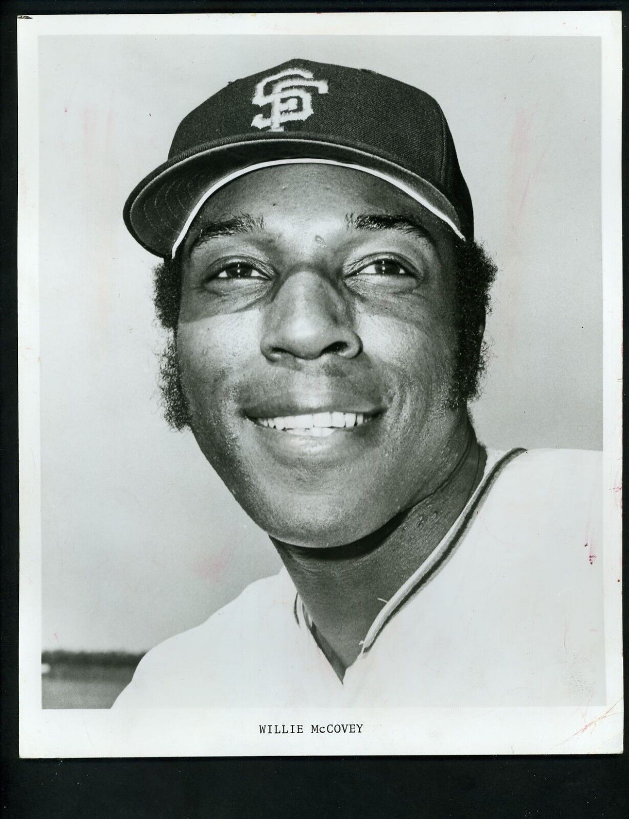 Willie McCovey 1973 Press Photo Poster painting San Francisco Giants