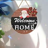 Diamond Painting Wooden Christmas Welcoming Words Hanging Ornament Kits