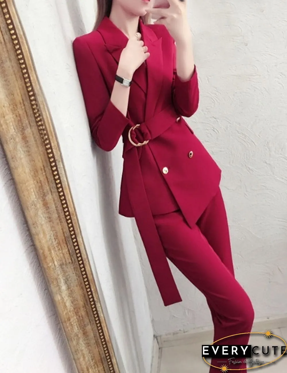 New Korean Piece Sets Women Outfits Sweatsuits Woman Clothes Tweed Set Solid Color Plus