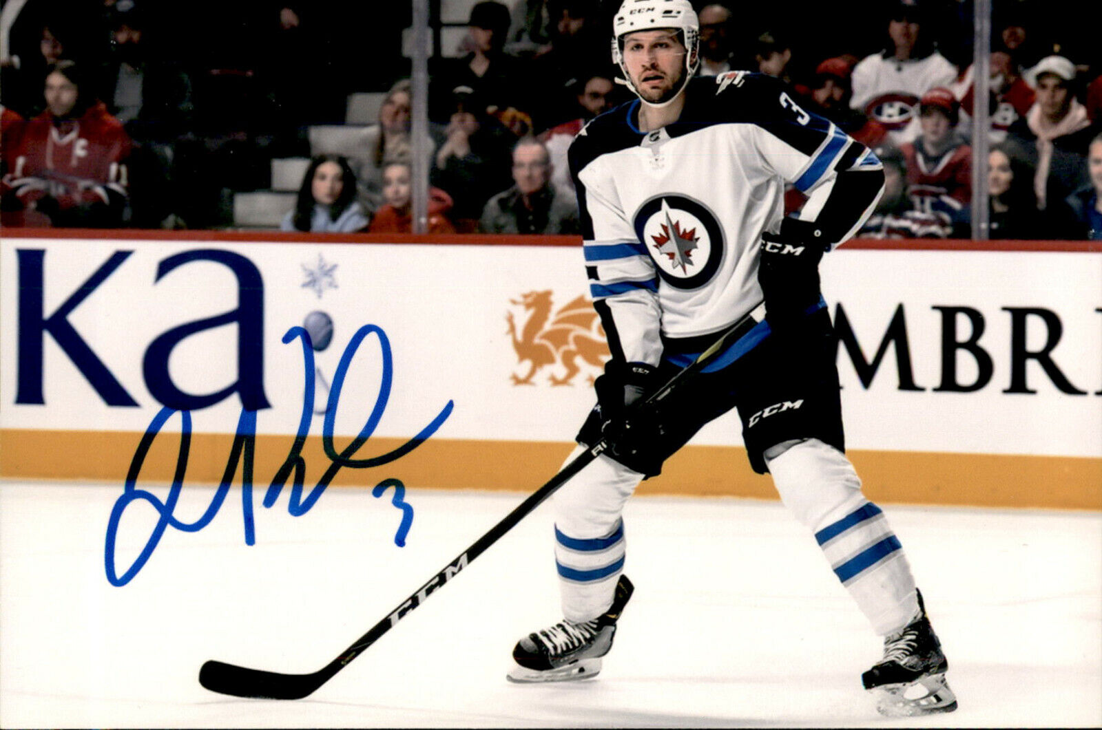 Tucker Poolman SIGNED autographed 4x6 Photo Poster painting WINNIPEG JETS #4