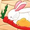 Origin Village Woody Puzzle Ohara-so Wooden Toy Wooden Puzzle Rabbit Puzzle