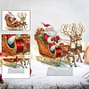 Diamond Painting Acrylic Christmas Santa & Elk Desktop Ornaments