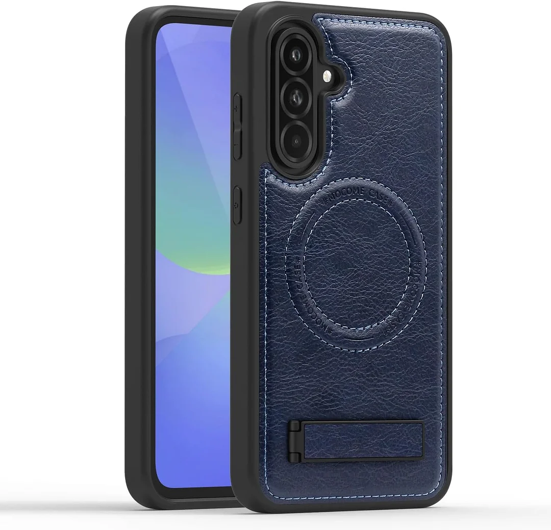 Samsung Galaxy Z Fold 6 Leather Case Magnetic Protective Case Holder Phone Case