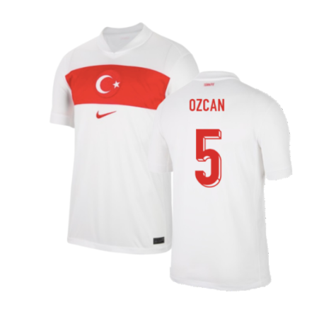 Maillot Turquie Berkay Özcan 5 Domicile Euro 2024