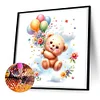 Diamond Painting-DIY Full Round Drill Birthday Bear