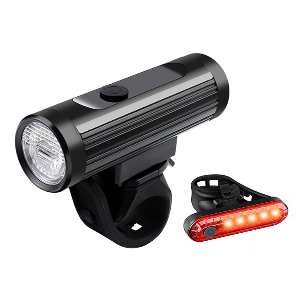 

2pcs T6 LED Bicycle Light 10W 4 Modes USB Charging MTB Bike Front Tail Lamp, 501 Original