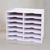 uk.everydayedeals (Limited Stock)12 Grids Diamond Painting Tray Tower Organizer - White