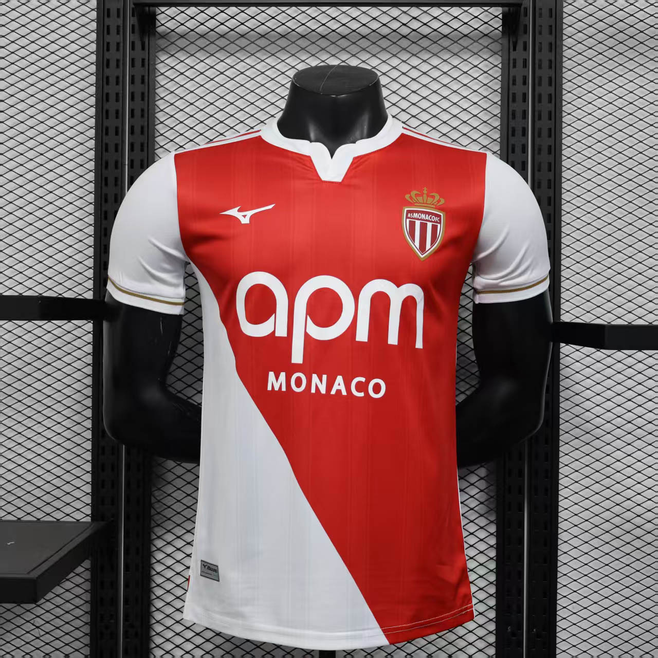2025-2026 Player Version AS Monaco Home Football Shirt 1:1 Thai Quality- Maxi Kit