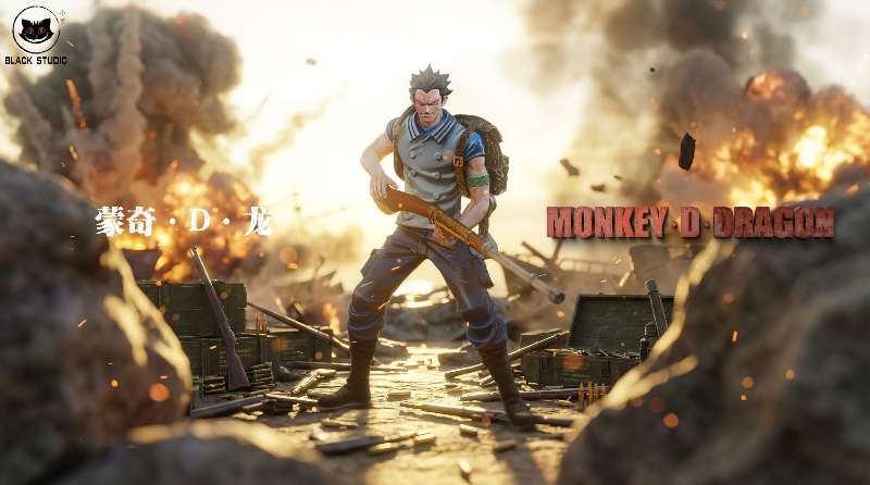 Black Studio - 몽키 D. 드래곤 젊은 시절 원피스