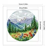 (Multi Style)Spring-Partial Embroidery 2 Strands 14CT Stamped Cross Stitch-33*33CM