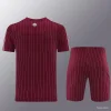 26/27 Arsenal Maroon Pinstripe Short-Sleeve Training Kit