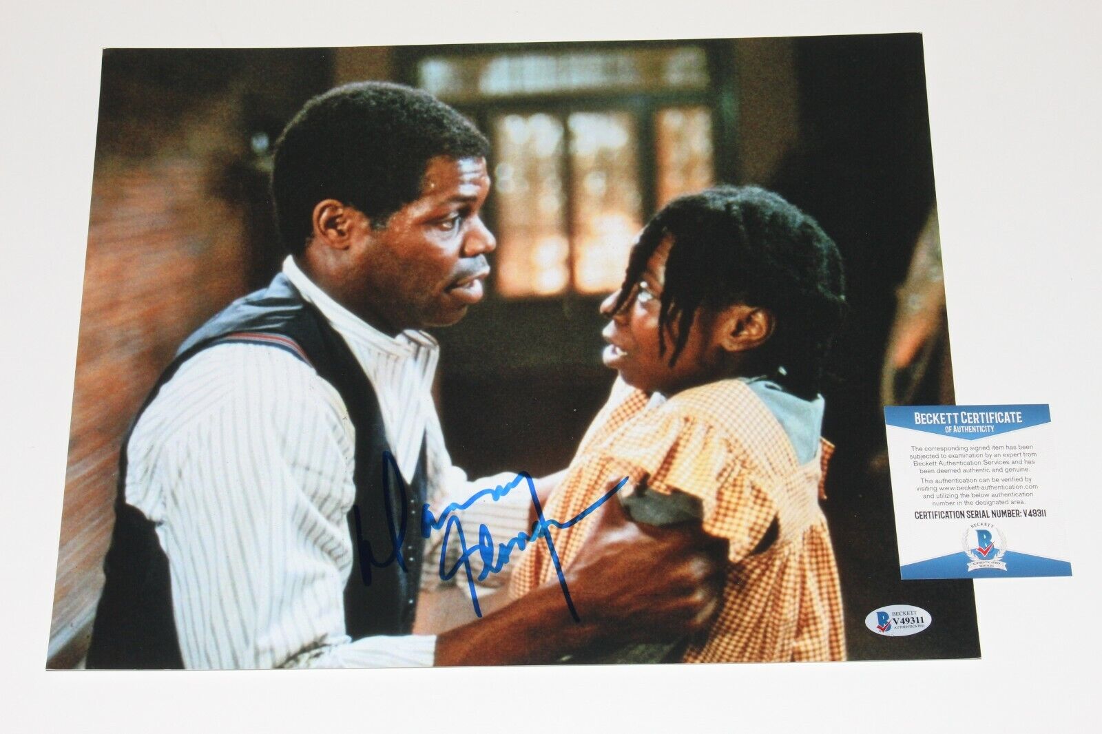 DANNY GLOVER SIGNED GOOD FENCES 11x14 MOVIE Photo Poster painting BECKETT COA LETHAL WEAPON