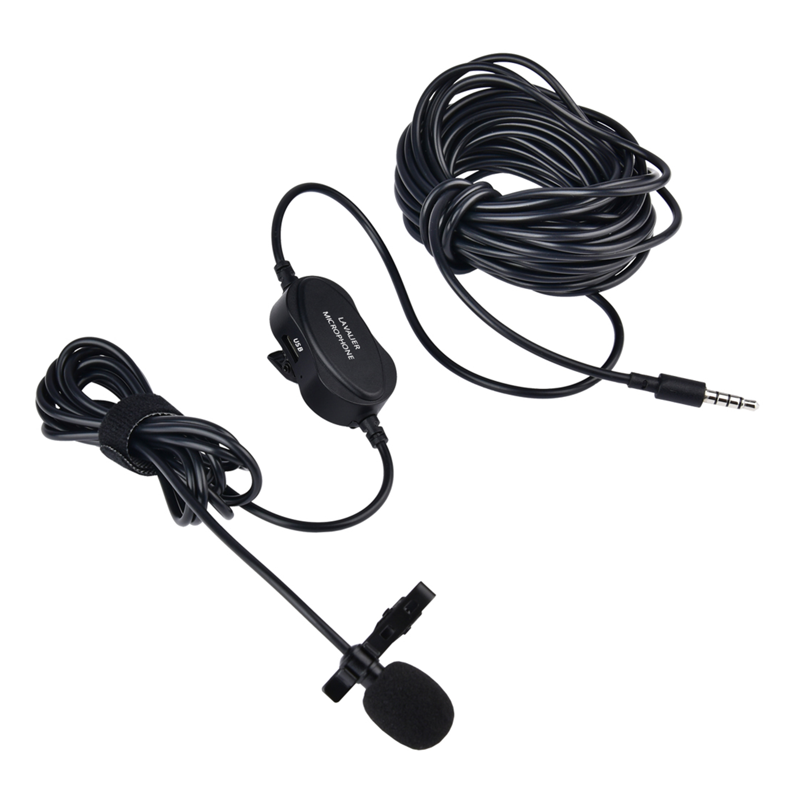 

My2 Mini Lavalier Microphone 3.5Mm Jack Wired Clip-On Recording Mic For Pc, 501 Original