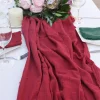 Plain Colors Cotton Event Resturant Napkins Table Runners Covers